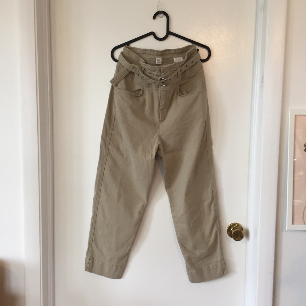 Gap high rise trousers